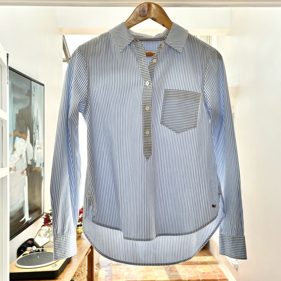 Vineyard Vines Sconset Stripe Popover - Picture 1 of 6